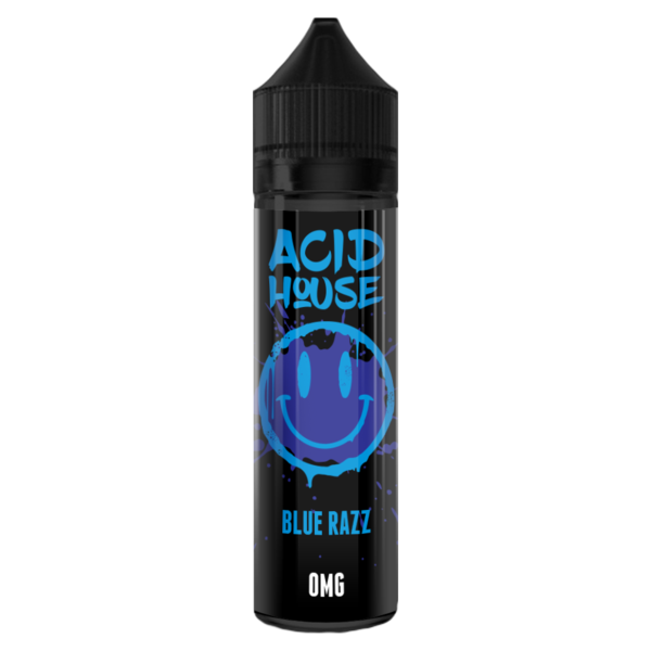 Blue Razz Acid House 50ml E Liquid 70VG Vape Juice Shortfill