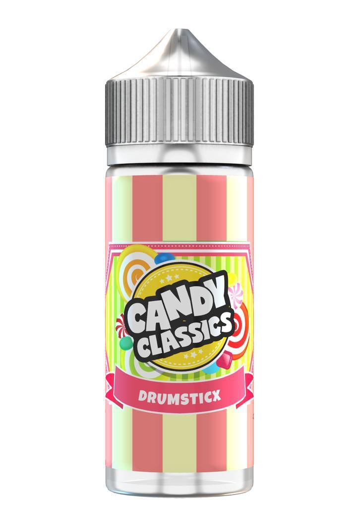 Candy Classics Drumsticx Drops 100ml E Liquid Juice 50vg Vape sub ohm Shortfill