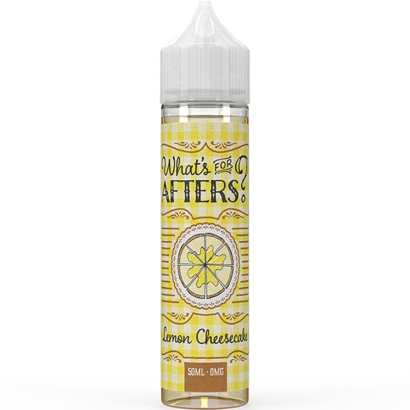 Lemon Cheesecake by What's For Afters? 50ML E-liquid, 0MG Vape, 70VG Juice