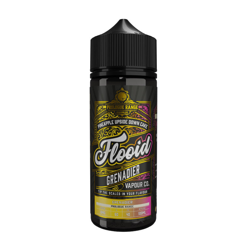 Grenadier By Flooid Vapour Co 100ML E Liquid 60VG Vape 0MG
