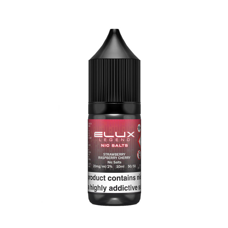 Strawberry Raspberry Cherry By Elux Legend 10ML Nic Salt E Liquid 50VG Vape 10MG/20MG Juice