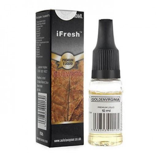 G V (Golden Virginia)/Baccie - iFresh 10ML E-liquid Juice 65VG Vape Multibuy
