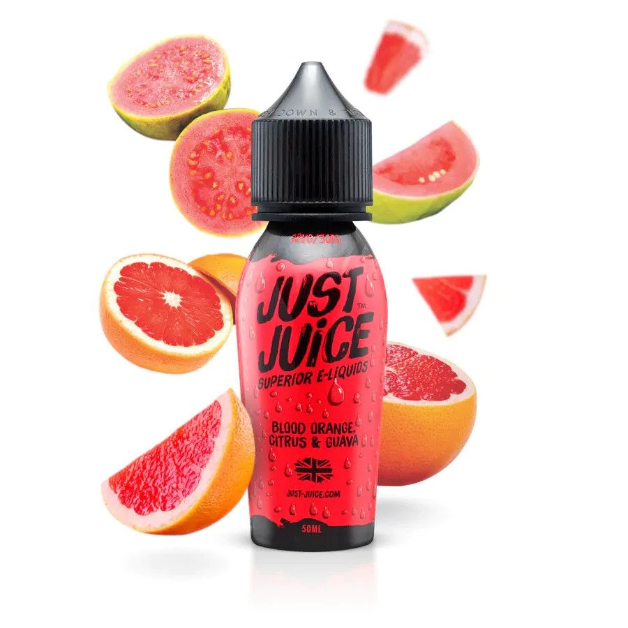 Blood Orange, Citrus & Guava - Just Juice 50ML E Liquid 70VG Vape 0MG Juice