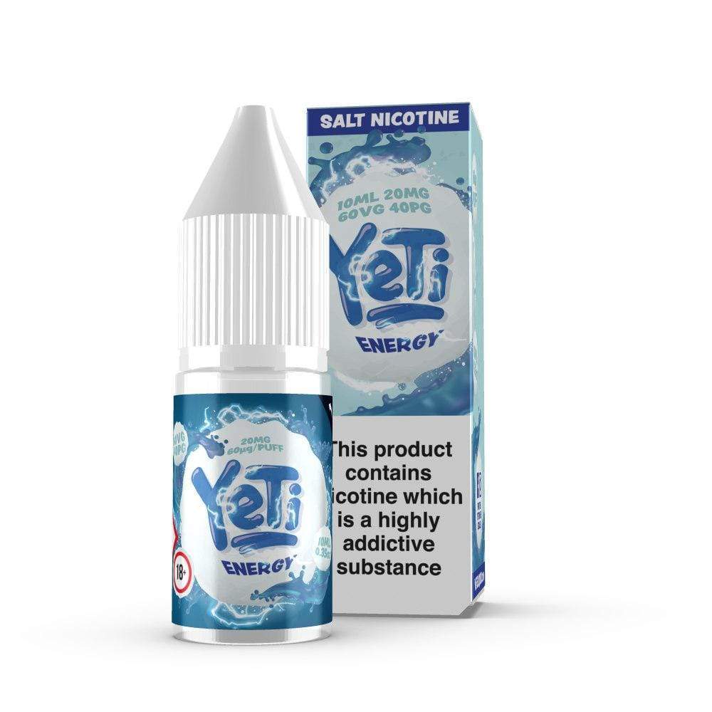 Energy By Yeti Nic Salt 10ML E Liquid 10MG/20MG Vape 60VG Vape Multibuy