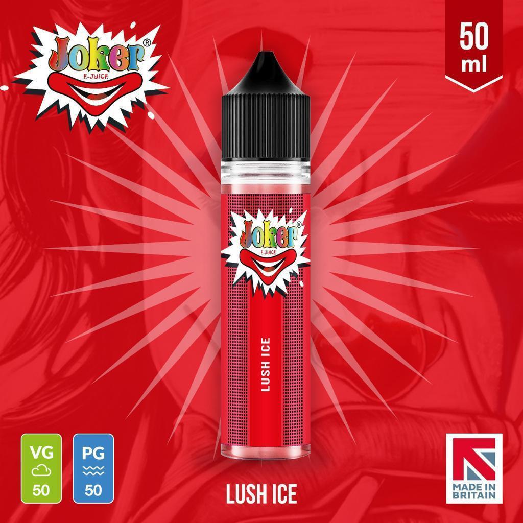Lush Ice By Joker E-Juice 50ML E Liquid 50VG Vape 0MG Juice