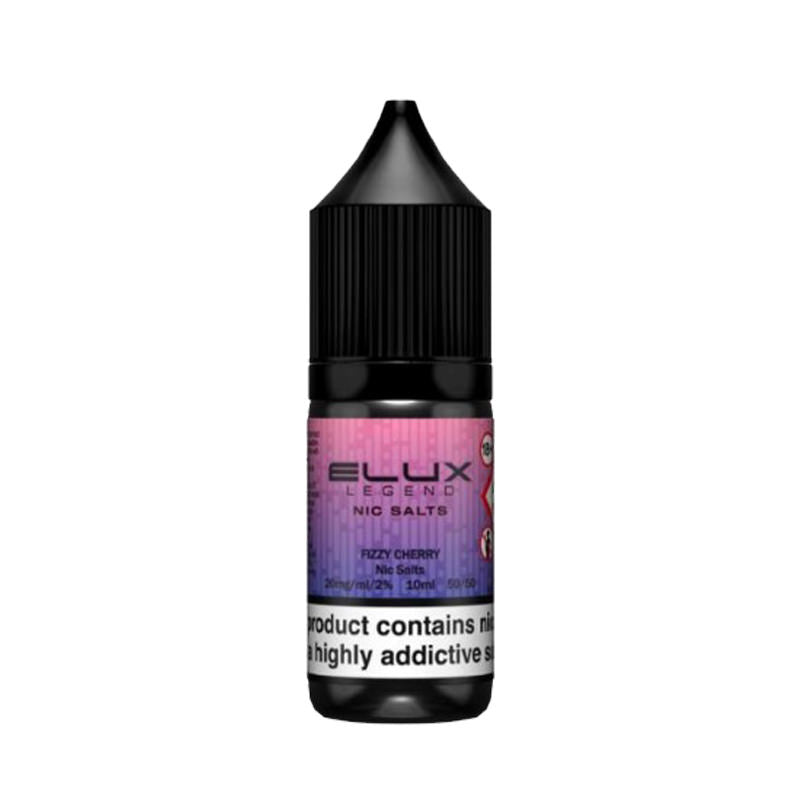 Fizzy Cherry By Elux Legend 10ML Nic Salt E Liquid 50VG Vape 10MG/20MG Juice