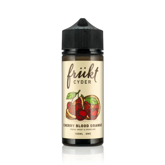 Cherry Blood Orange FRUKT CYDER 100ML Premium Quality E Liquid Juice 70VG 0mg Vape