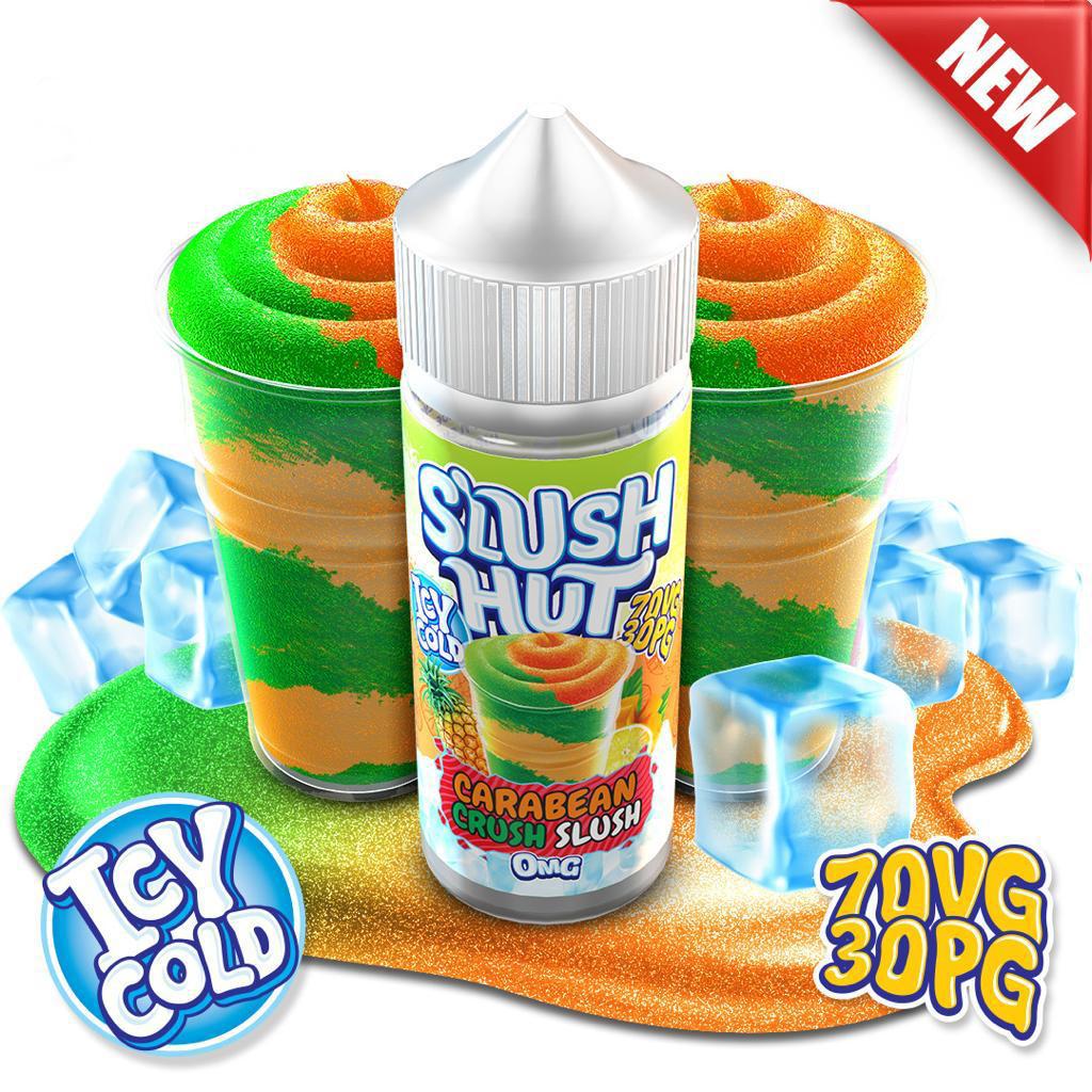 Carabean Crush Slush By Slush Hut 100ML E Liquid 70VG Vape 0MG Juice Shortfill