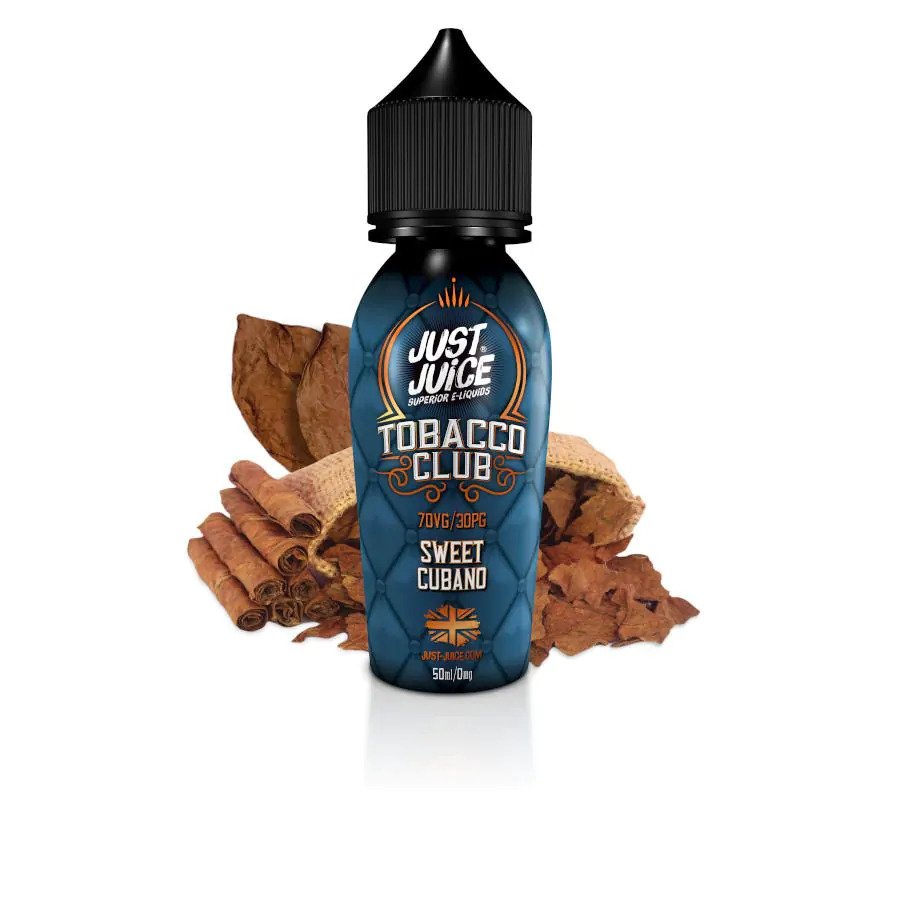Tobacco Club Sweet Cubano - Just Juice 50ML E Liquid 70VG Vape 0MG Juice
