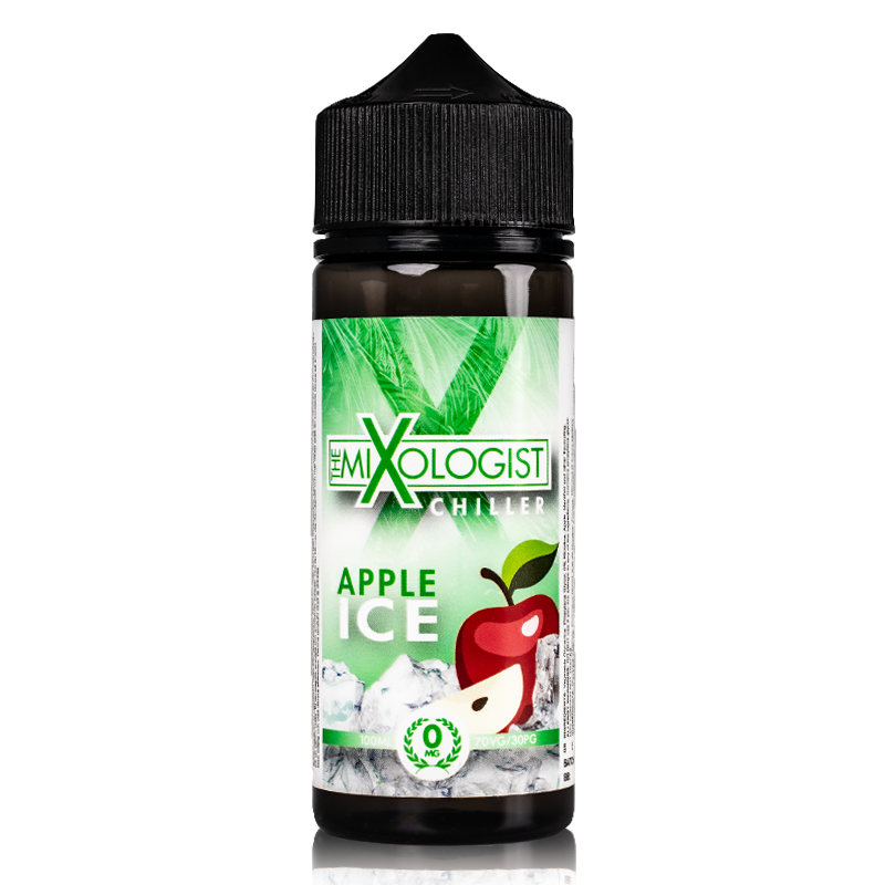 Apple Ice by Mixologist, 100ML E Liquid, 70VG Vape, 0MG Juice