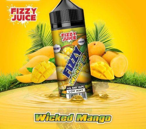 MOHAWK & CO FIZZY WICKED MANGO 100ML SHORTFILL E LIQUID 70VG VAPE