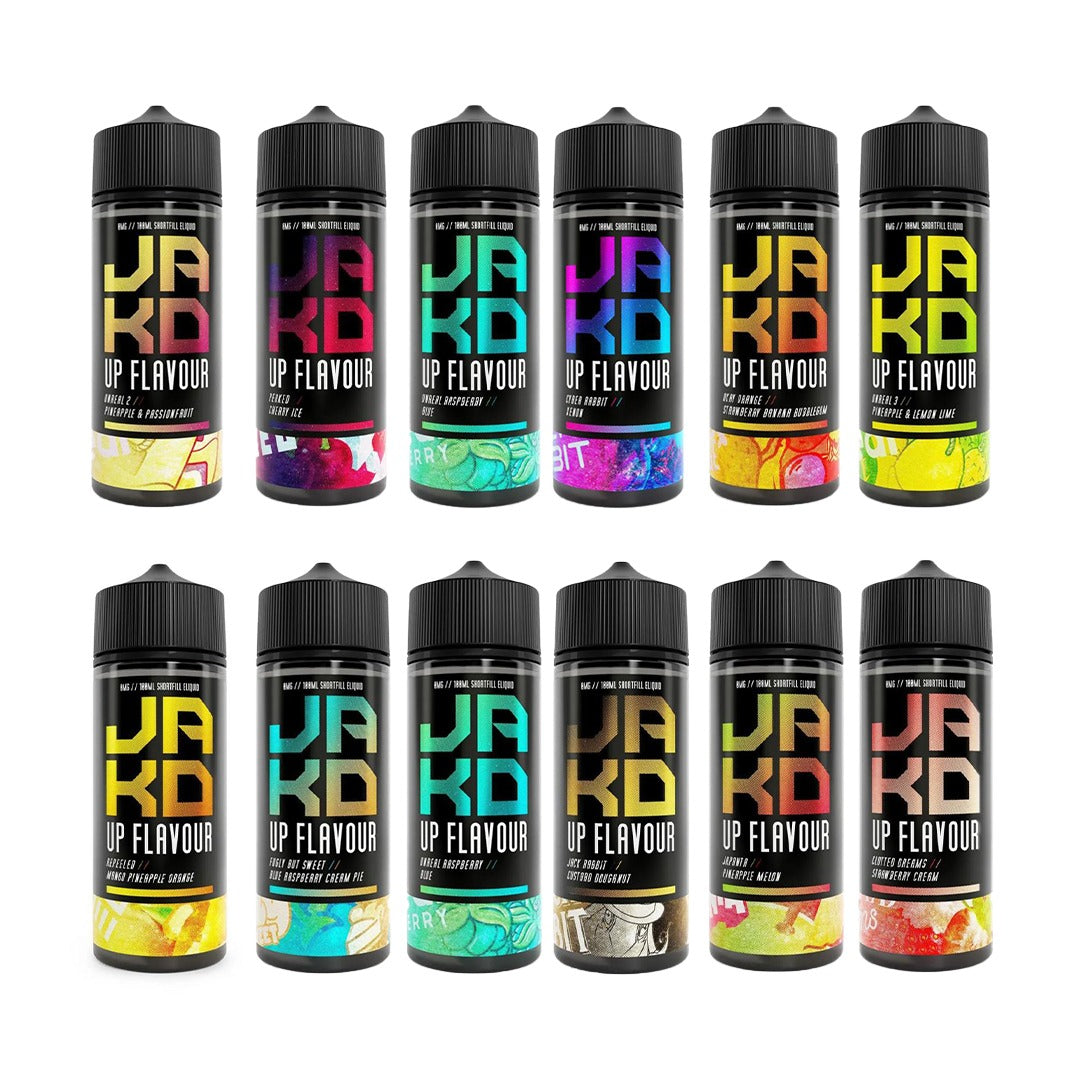 JAK'D UP 100ML E LIQUID 50VG VAPE 0MG JUICE