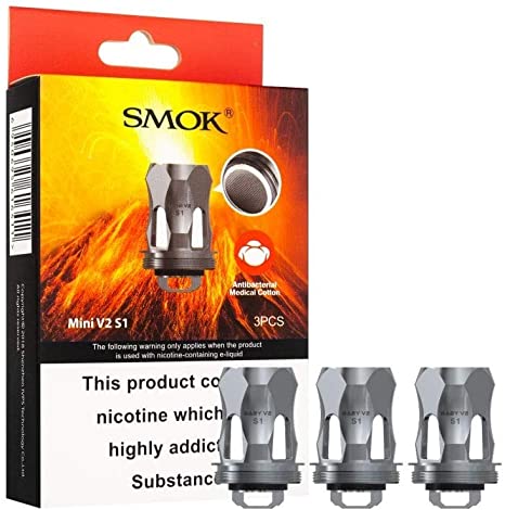 3 X Coils For SMOK Stick 80W Vape Kit 2800 mAh Vape Starter Pen Kit TFV Mini V2