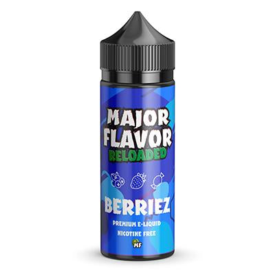 Berriez by Major Flavor Reloaded, 100ML E Liquid, 70VG Vape, 0MG Juice