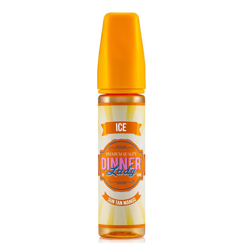 Ice - Sun Tan Mango by Dinner Lady E-liquid 70VG Shortfill Vape