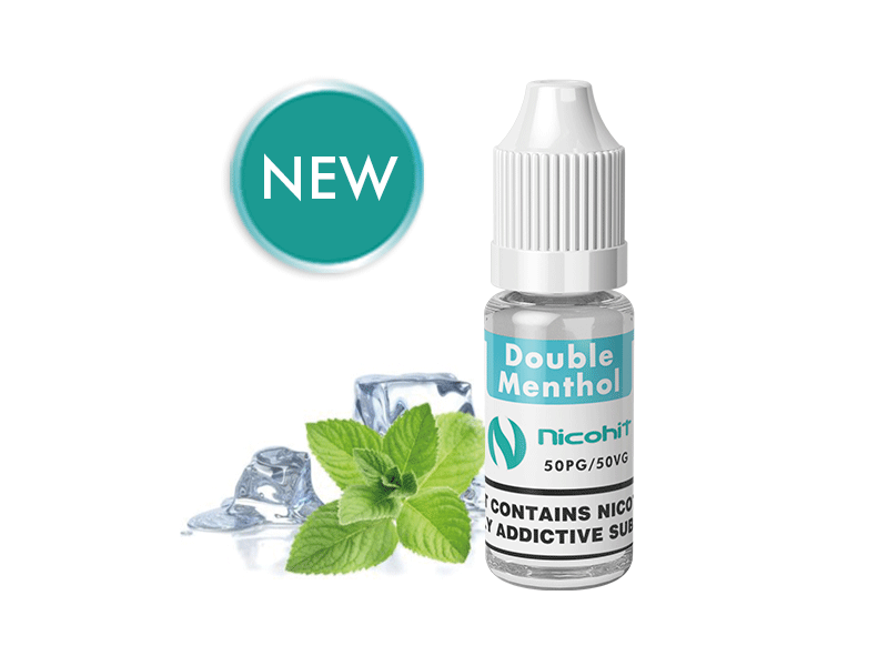 NICOHIT DOUBLE MENTHOL E LIQUID E JUICE 10ML TPD 3/6/12/18MG MULTIBUY