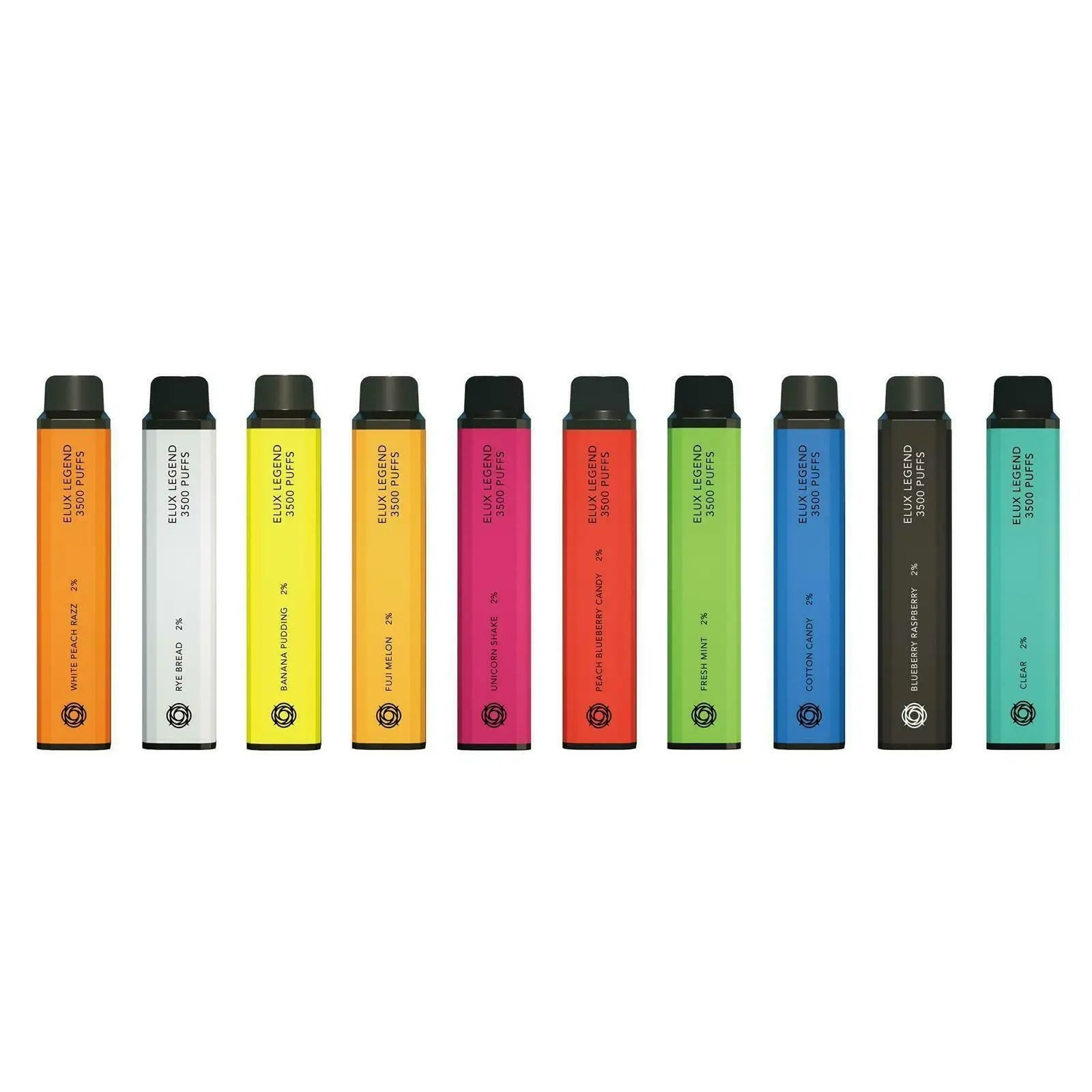 SALE ELUX / ENE LEGEND 3500 2%/20MG DISPOSABLE VAPES - BOX OF 10