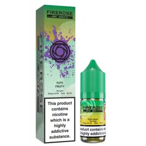 Tutti Fruity - Elux Firerose 5000 Nic Salt 10ML E Liquid 50VG Vape 10MG/20MG Juice