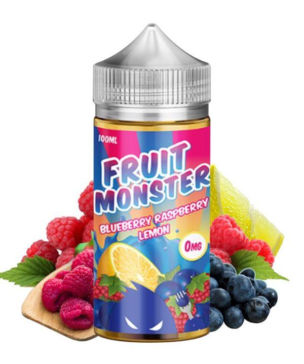 MONSTER VAPE LABS - FRUIT MONSTER BLUEBERRY RASPBERRY LEMON 100ML E LIQUID 75VG VAPE JUICE