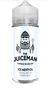 THE JUICEMAN ICE MENTHOL 100ML E Liquid Shortfill 50VG Vape Juice