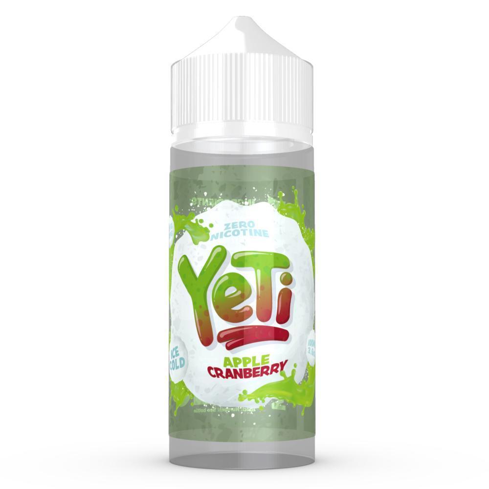 Apple Cranberry drink by Yeti 100ml E Liquid Juice 70VG Vape Shortfill
