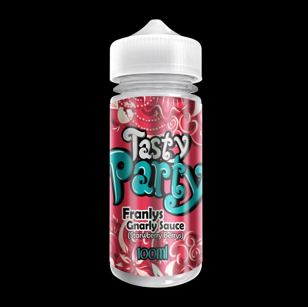 Franlys Gnarley Sause by Tasty Party. 100ML E-liquid, 0MG vape, 70VG/30PG juice