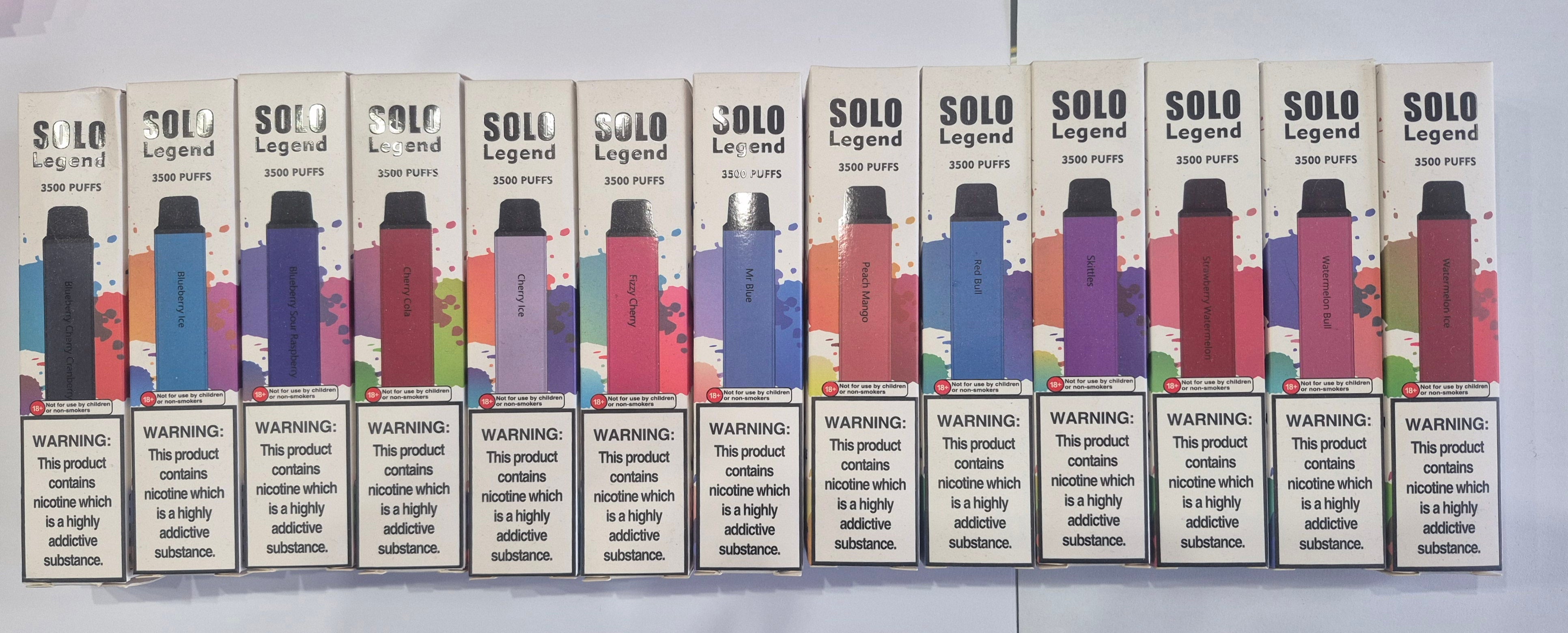 PRICE REDUCED Solo Legend 3500 Disposable Vape