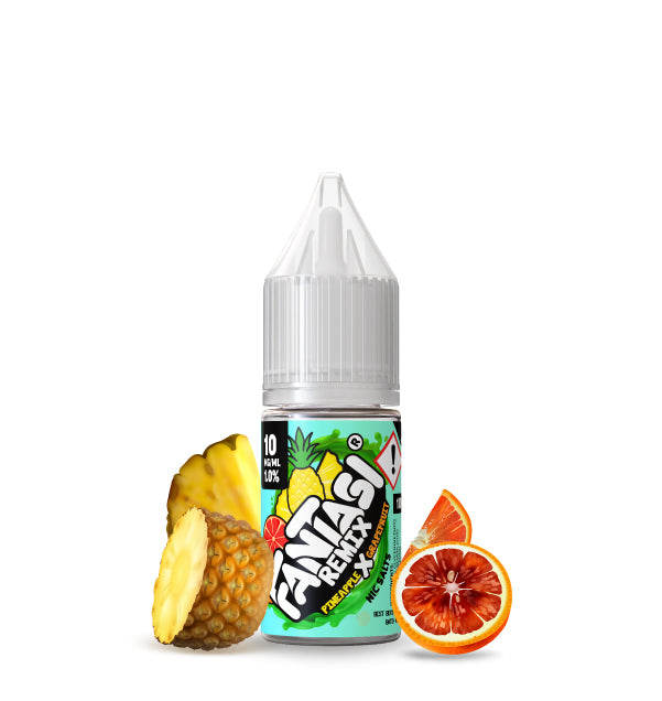 Remix - Pineapple X Grapefruit By Fantasi Nic Salts 10x10ML E Liquid 50VG/50PG Vape 10MG/20MG Juice