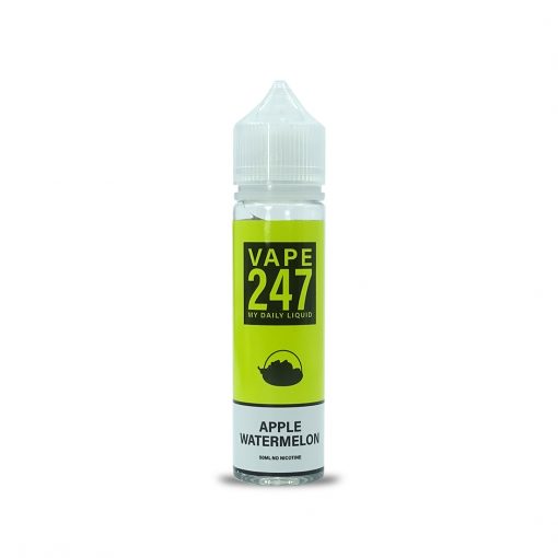 Apple Watermelon By Vape 247, 50ML E Liquid 70VG Vape 0MG Juice