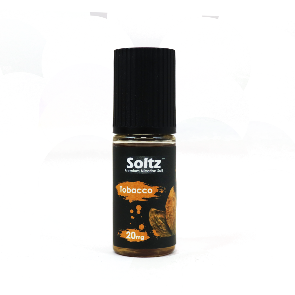 Tobacco by Soltz, Premium Nicotine Salt, 10ML E Liquid, 10MG/20MG Vape, 50VG Juice