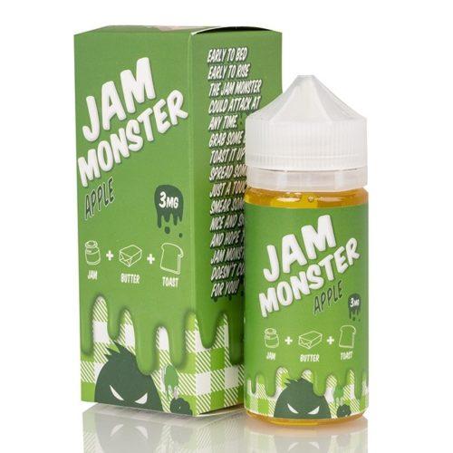 MONSTER VAPE LABS - JAM MONSTER APPLE 100ML E LIQUID 75VG VAPE JUICE
