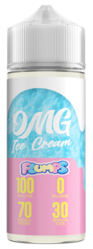 Flumps Ice Cream By OMG 100ML E Liquid 70VG Vape 0MG Juice