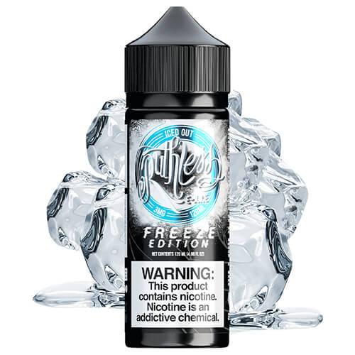 FREEZE EDITION - ICED OUT BY RUTHLESS | 100ML E LIQUID | 70VG VAPE | 0MG JUICE SHORTFILL