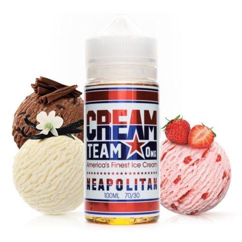 MONSTER VAPE LABS - CREAM TEAM NEOPOLITAN E LIQUID 100ML E LIQUID 75VG VAPE JUICE