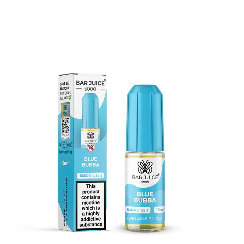 NEW FLAVOUR Blue Bubba By Bar Juice 5000 Nic Salt 10ML E Liquid 40VG Vape Juice