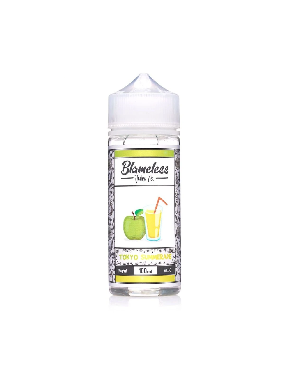 Tokyo Summerade By Blameless 100ML E Liquid 70VG Vape 0MG Juice