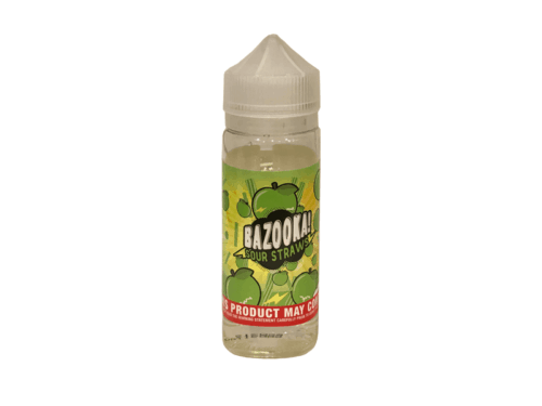 BAZOOKA – SOUR STRAWS E-LIQUID – GREEN APPLE 100ML