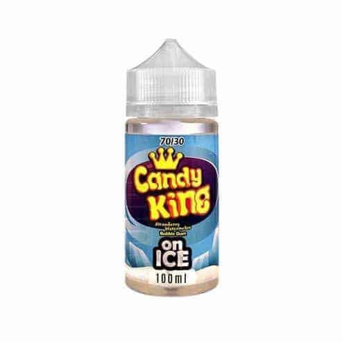 CANDY KING STRAWBERRY WATERMELON BUBBLEGUM ON ICE 100ML E LIQUID E JUICE 80VG VAPE